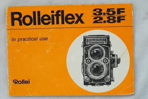 Original Rolleiflex 2.8F/3.5F Manual Rollei Instruction - Picture 1 of 2