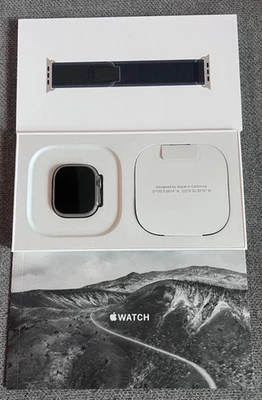 Умные часы Apple Watch Ultra 2 49 мм GPS+Cellular синие/черные Trail Loop S/M - Изображение 1 из 4
