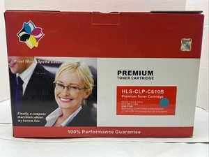 ECO Cartridge CYAN For Samsung CLX-6200-FX CLP-660-ND CLX-6240-FX CLP-610-ND - Picture 1 of 2