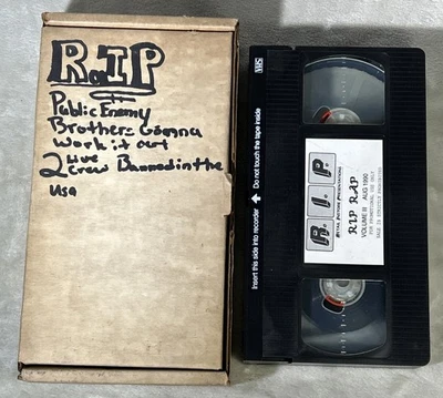 Various Artists Public Enemy RIP Rap Volume III R.I.P. RARE PROMO 1990 VHS - Bild 1 von 4