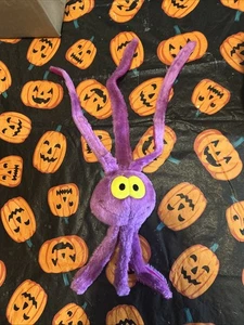 Vintage 80er Schnorchel Applause OCCY OCTOPUS Plüsch lila Stofftier Spielzeug Figur - Bild 1 von 9