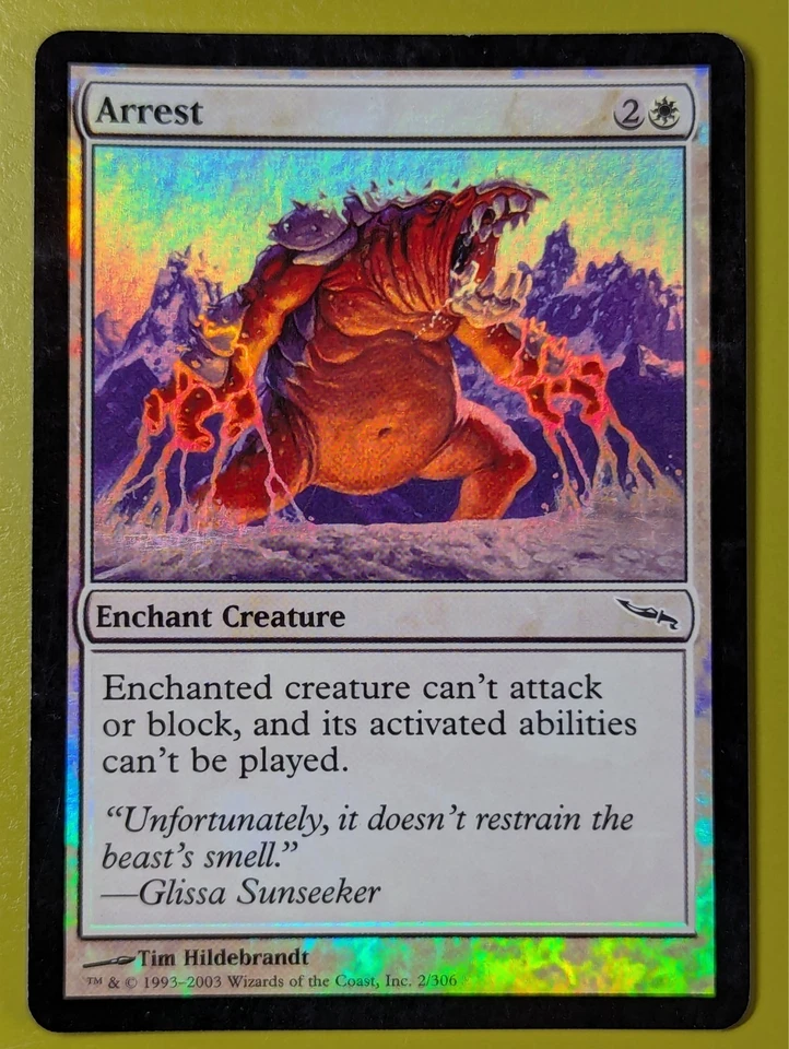 FOIL Arrest x1 Mirrodin 1x Magic the Gathering MTG - Image 1 of 1