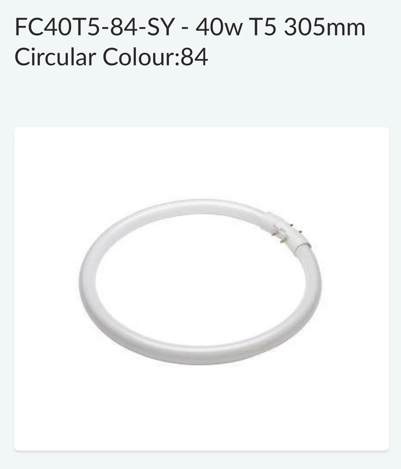 Dl CL 40W T5 840 2GX13  Circule Light Lamp - Image 1 of 1