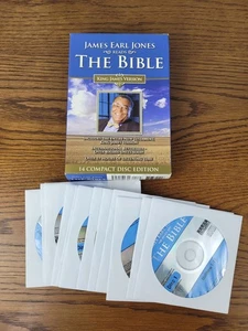 James Earl Jones Reads the Bible: New Testament KJV (2006) 14-Disc Set Clean CDs - Picture 1 of 2