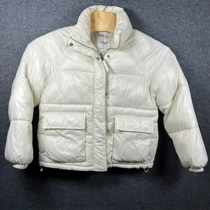 Abercrombie & Fitch Women's Oversized Utility Puffer size XS off white - Picture 1 of 13