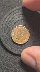 **1983 D Dime**Missing Clad Layer on obverse side. Can see trace missing on back - Picture 1 of 4
