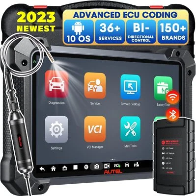 AUTEL MaxiSys MK908 II PK MS908S PRO Elite Outil Diagnostic Codage ECU + MV108S - Image 1 of 4