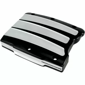 Performance Machine Contrast Cut Scallop Rocker Box Covers Harley Twin 99- Black - Picture 1 of 4
