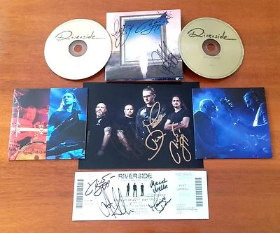 RIVERSIDE (PINK FLOYD, CAMEL, PORCUPINE TREE, GENESIS)-LIVE IN TIL...+AUTOGRAPHS - Image 1 of 4