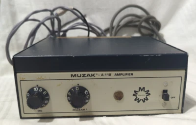 Muzak A-110 Amplifier Amp Vintage Rare Untested parts/repair - Image 1 of 4