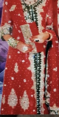 Vestido de boda asiático paquistaní indio Gararah Foto 1 de 4