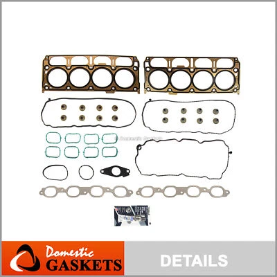 Juego de juntas de culata aptas para Chevrolet Silverado 1500 Tahoe GMC Yukon Sierra 14-20 5,3 L Foto 1 de 4