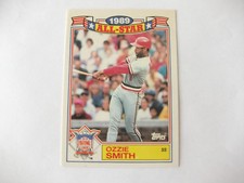 1990 Topps 1989 All Star Glossy Ozzie Smith #5 of 22 Baseball Card