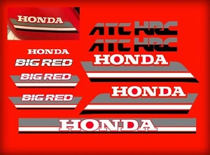 1985 85' honda ATC 250ES Big Red ATC 11pc Set Gas Tank Decals Stickers 250 es - Picture 1 of 2