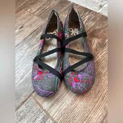 Zapatos elásticos cruzados planos de ballet Park City OTBT para mujer 12 nuevos sin caja Foto 1 de 4