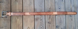 95cm leder gürtel motorrad brauner echt leder gürtel braun harley davidson - Bild 1 von 12