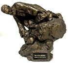Sculpture Scott Stearman The Good Shepherd Artiste signée et datée 1996 art bronze