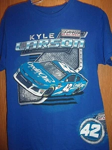 T-shirt GANASSI RACING KYLE Larson n.42 blu M - Foto 1 di 2