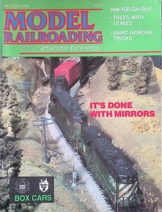 Modelleisenbahn Magazin August 1988 Entlackung Tricks, Bäume mit Blättern - Bild 1 von 2