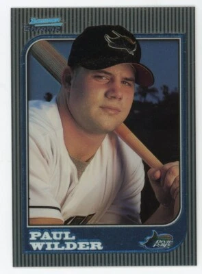 1997 Bowman Chrome Paul Wilder #165 Rookie RC - Image 1 of 2