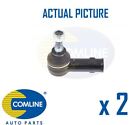 2 x NEW COMLINE FRONT OUTER TRACK ROD END RACK END PAIR OE QUALITY CTR3134