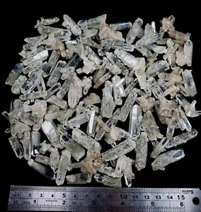 Chlorite included Quartz Crystals 100 Pcs Lot from Balochistan Pakistan. - Picture 1 of 24