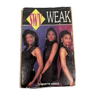 SWV Sisters With Voices Weak Single Cassette Tape 1993 - Picture 1 of 8