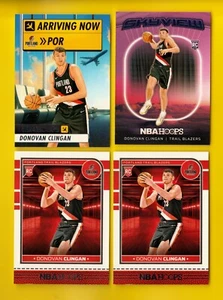 2024-25 NBA Hoops Donovan Clingan 4 RC Lot 2 - 237 Skyview & Arriving Now - Picture 1 of 1
