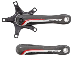 Specialized FACT Carbon Road Bike Crank Arms 170mm 130BCD 5 Bolt Gravel NO RINGS - Picture 1 of 8