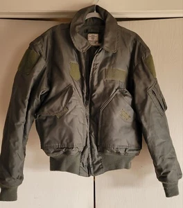 Flyers Jacket ALPHA INDUSTRIES Military Pilot Issue Flight Jacket Sz L Aramid - Photo 1/9