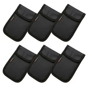 6 x Car Key Signal Blocker Case Faraday Cage Pouch Keyless RFID Blocking Bag - Picture 1 of 1