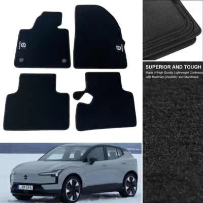 For Volvo ex30 s90 v40 xc60 xc90 Car Floor Mats Black Carpets Rugs All Models  Foto 1 de 4