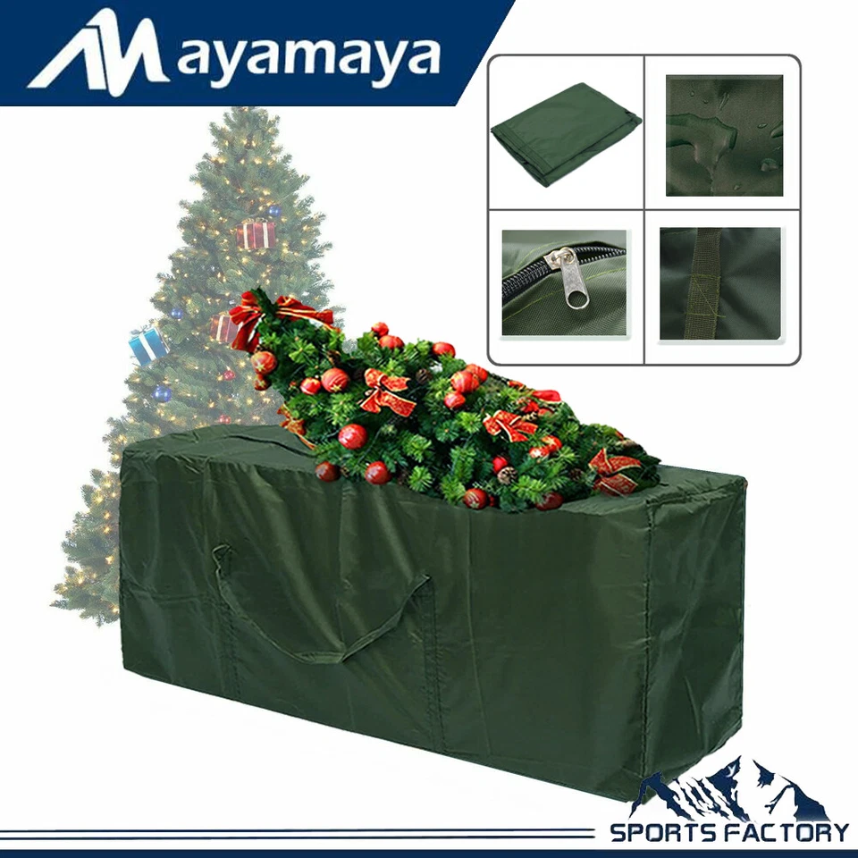 Heavy Duty Christmas Tree Storage Bag Container Waterproof Sack up to 9ft Tree - Image 1 of 4