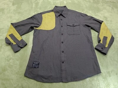 Camisa de vestir gris abotonada XL manga larga Rocawear para hombre Foto 1 de 4