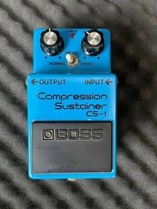 BOSS CS-1 Compression Sustainer Guitar Effect Pedal Used Good Condition - Picture 1 of 4