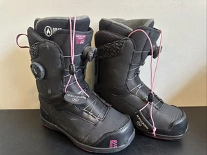Nidecker Trinity BOA Women's Snowboard Boots Black Size US 8 USED A FEW TIMES - Picture 1 of 11