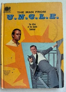 The Man From UNCLE & The Affair of the Gentle Saboteur Hardcover 1966 Whitman - Picture 1 of 6