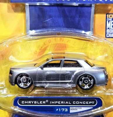 Jada Chrysler Imperial Concept Dub City Detailed Collectible Car w/RRs Silver - Image 1 of 2