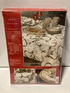 Lenox Holiday Nouveau Tablecloth 60” x 84” Oblong - Picture 1 of 5