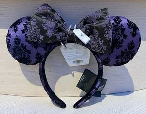 Disney Parks 2025 Haunted Mansion lila Tapete Ohren Stirnband NEU - Bild 1 von 2