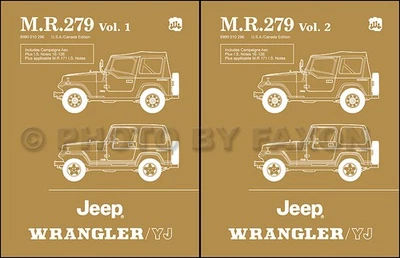 Manual De Taller De Reparación Jeep Wrangler YJ 1987 1988 Laredo S Sahara - Imagen 1 de 4
