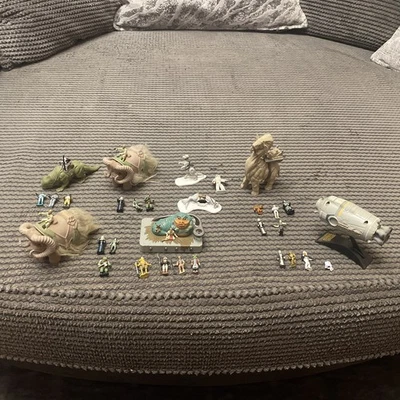 Star Wars 1996 Galoob Micro Machines lot bundle Jabba bantha escape pod leia  - Image 1 of 4