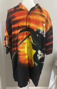 Match One Vintage Y2K Herren Anime Samaria Shirt XL Orange Schwarz - Bild 1 von 7