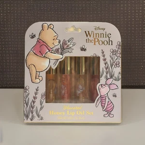 Disney Winnie The Pooh Aceites Labiales 4 Aceites Labiales Saborizados con Infusión de Miel Conjunto de Caja de Regalo - Imagen 1 de 2