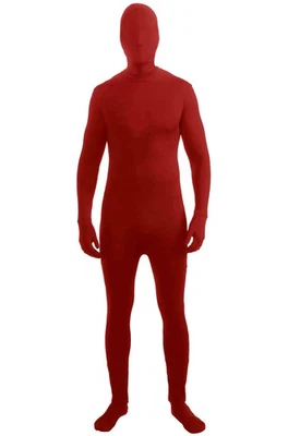 Brand New Red Disappearing Man Skin Suit Adult Costume (Standard) - Image 1 of 2