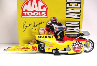 ACTION - BRIAN AYERS MAC TOOLS 2000 PRO-STOCK MOTORCYCLE DRAG BIKE - 1/9 DIECAST - Image 1 of 4