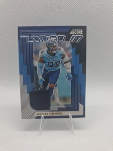 2025 Score - Zoned in Jeffery Simmons #ZON-JSS Jerseys (MEM) - Picture 1 of 2