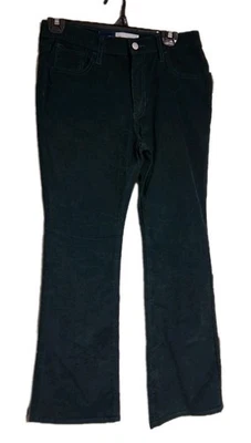 Pantalones de mezclilla de pana acampanados tiro alto azul marino antiguo talla 14 Plus Emerald Isle nuevos con etiquetas para niñas... Foto 1 de 4