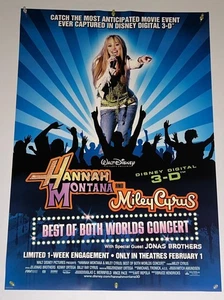 Disney Hannah Montana and Miley Cyrus Best of Both Worlds 2008 Movie Poster 1sht - Picture 1 of 5