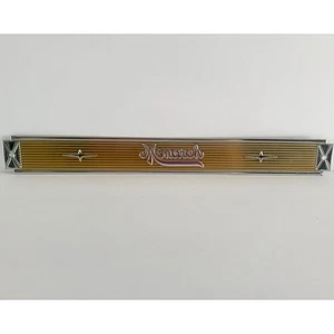 Rare Vintage Antique MONARCH Refrigerator Emblem Typenschild Script Badge - Bild 1 von 4